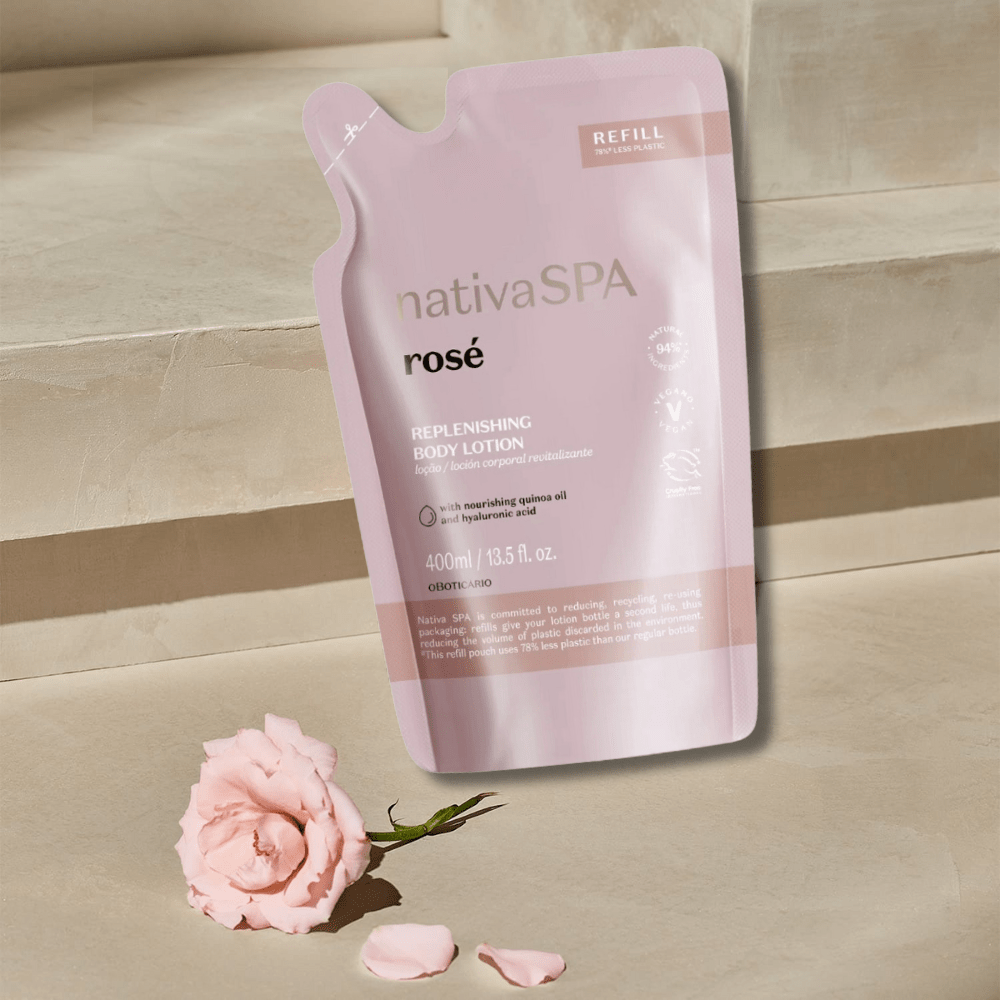 Nativa Spa Refil Loção Revitalizante Coporal Rosé - Ricarica lozione corpo Rosé 400ml - o Boticário | Paradea