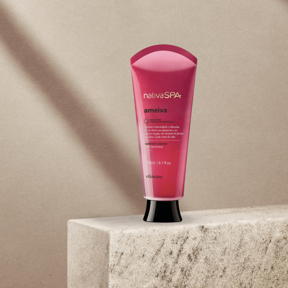 NATIVA SPA Sabonete Liquido corporal Ameixa - Bagnoschiuma Prugna 200ml - o Boticário | Paradea