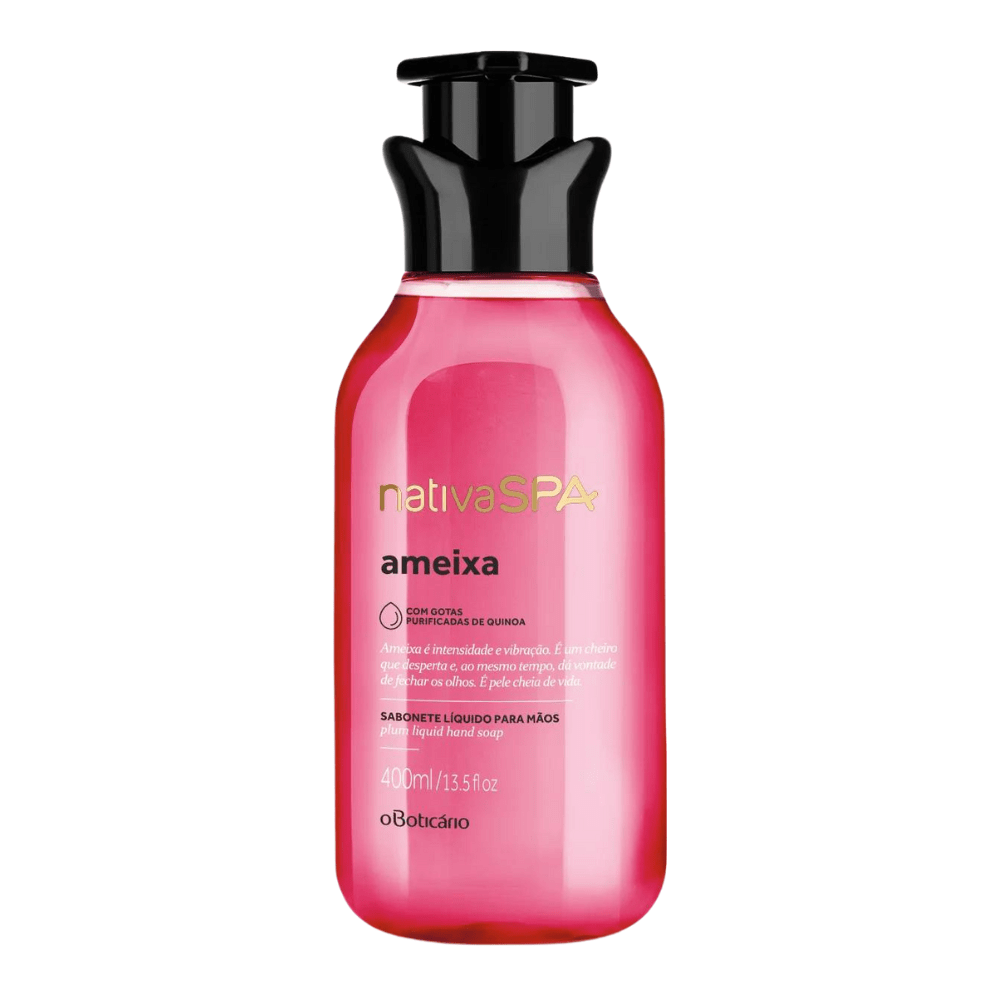 NATIVA SPA Sabonete Liquido para mãos Ameixa - Sapone mani Prugna 400ml - o Boticário | Paradea