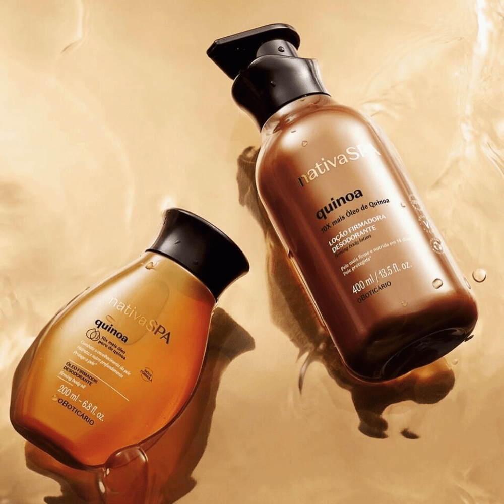 Nativa Spa Set regalo Quinoa - Lozione rassodante corpo & Olio idratante corpo - o Boticário | Paradea