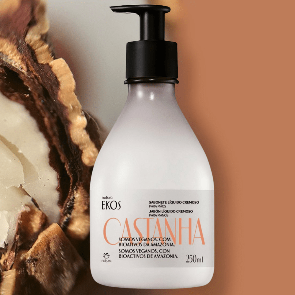Natura Ekos Sabonete Líquido Mãos Castanha – Sapone Mani Idratante 250ml - Natura | Paradea
