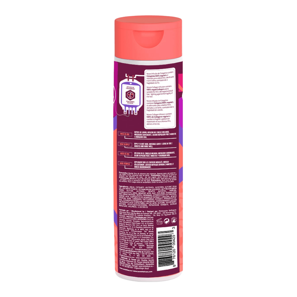Novex Condicionador Infusão de Colágeno - Balsamo per capelli opachi e porosi 300ml - Embelleze | Paradea