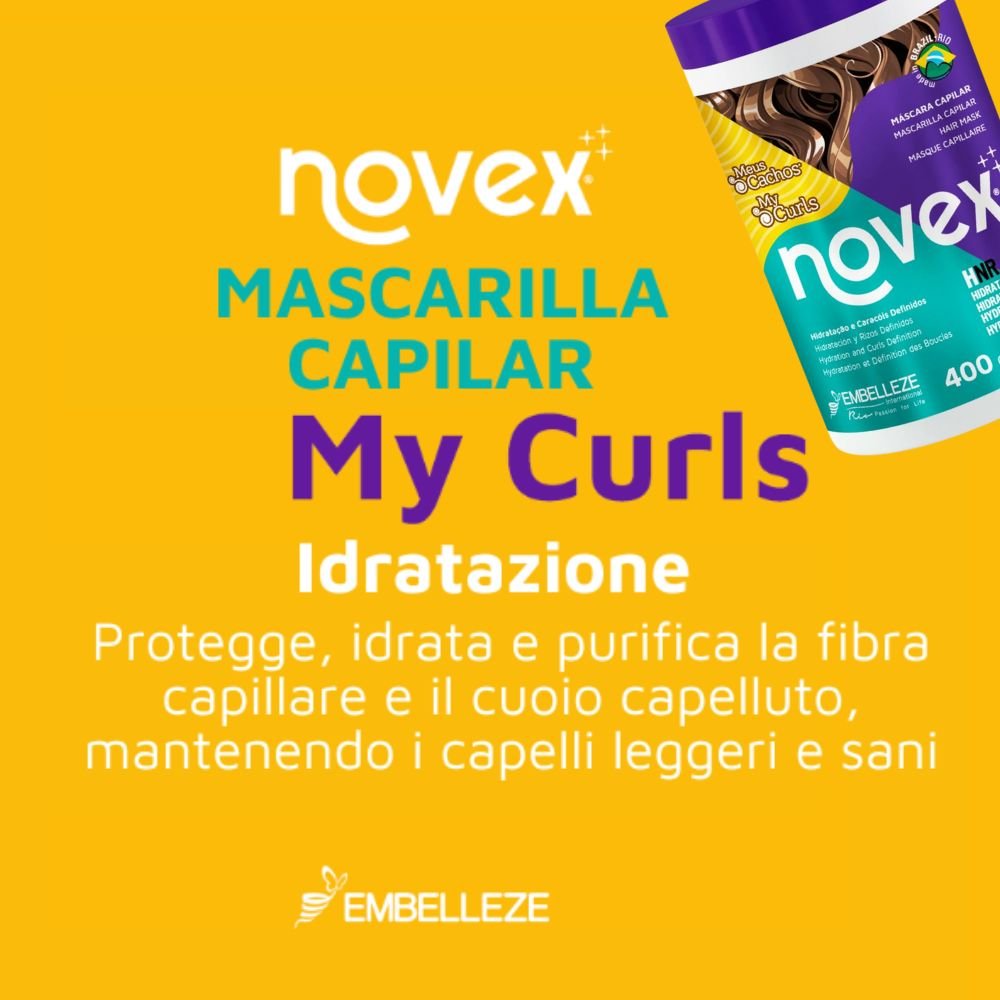 Novex Máscara Capilar Meus Cachos - Maschera ricci definiti 400gr - Embelleze | Paradea