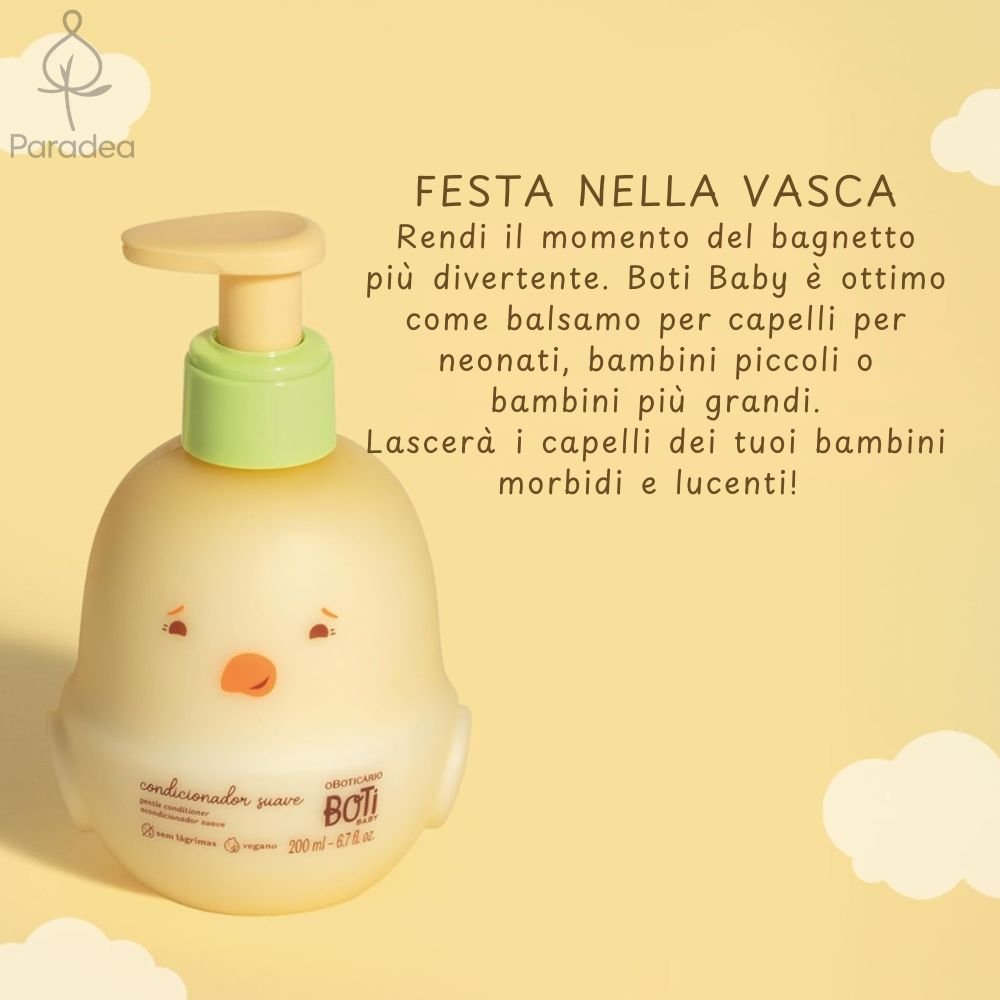 O Boticário Boti Baby Condicionador Suave - Balsamo delicato 200ml - o Boticário | Paradea
