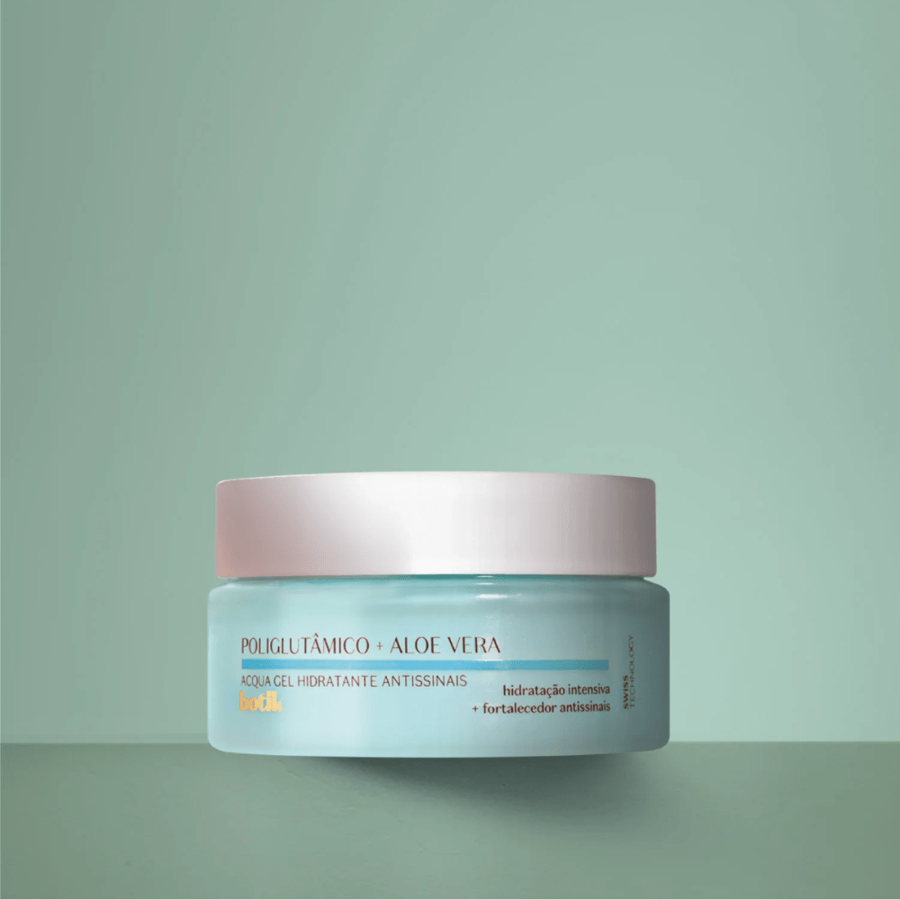 O Boticário Botik Acqua Gel Ácido Poliglutâmico + Aloe Vera - Crema gel viso idratante antietà 50gr - o Boticário | Paradea