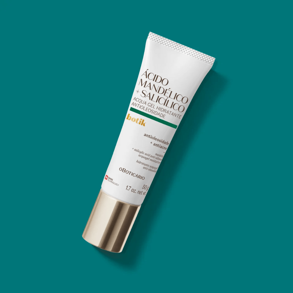 O Boticário Botik Acqua Gel Hidratante Antioleosidade - Crema gel Acido Mandelico + Salicilico 50gr - o Boticário | Paradea