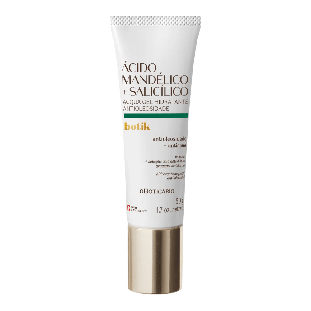 O Boticário Botik Acqua Gel Hidratante Antioleosidade - Crema gel Acido Mandelico + Salicilico 50gr - o Boticário | Paradea
