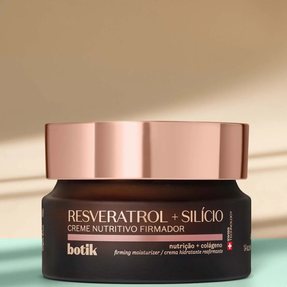 O Boticário Botik Creme Nutritivo Firmador Resveratrol + Silício - Crema nutriente rassodante 40gr - o Boticário | Paradea