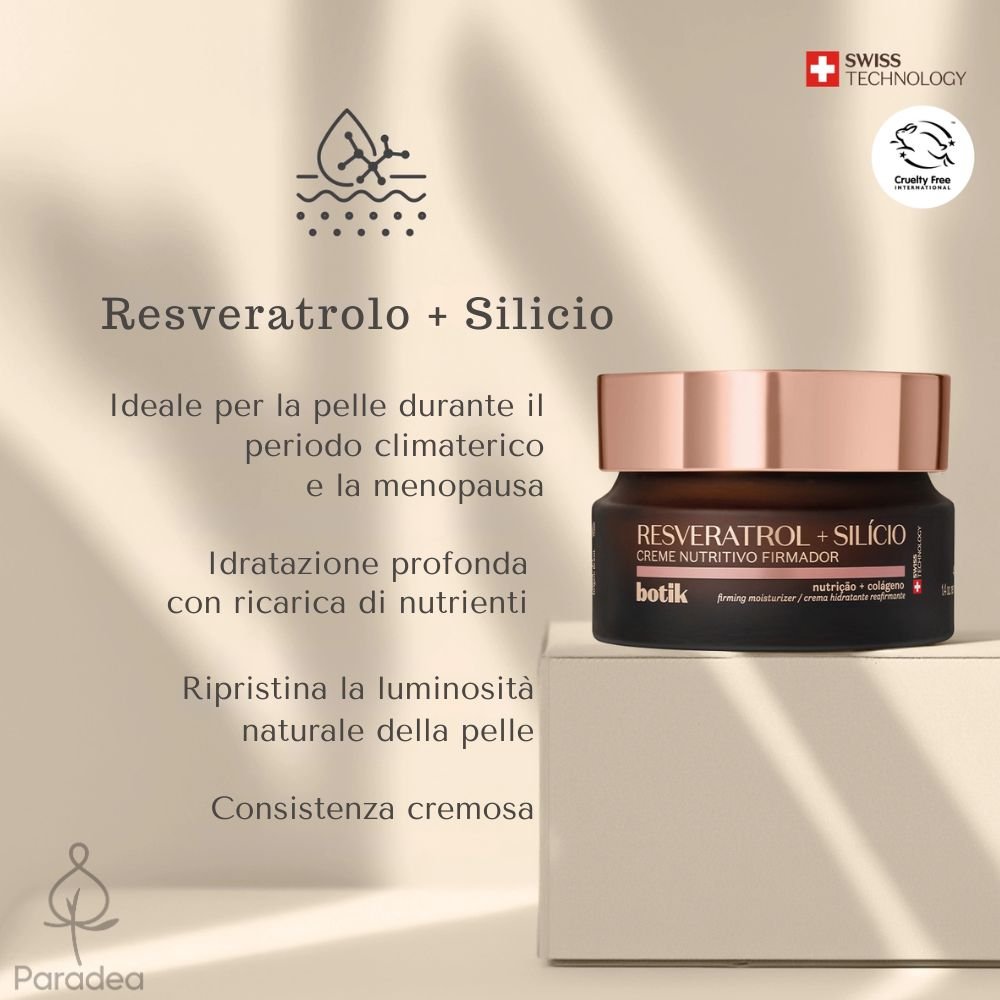 O Boticário Botik Creme Nutritivo Firmador Resveratrol + Silício - Crema nutriente rassodante 40gr - o Boticário | Paradea
