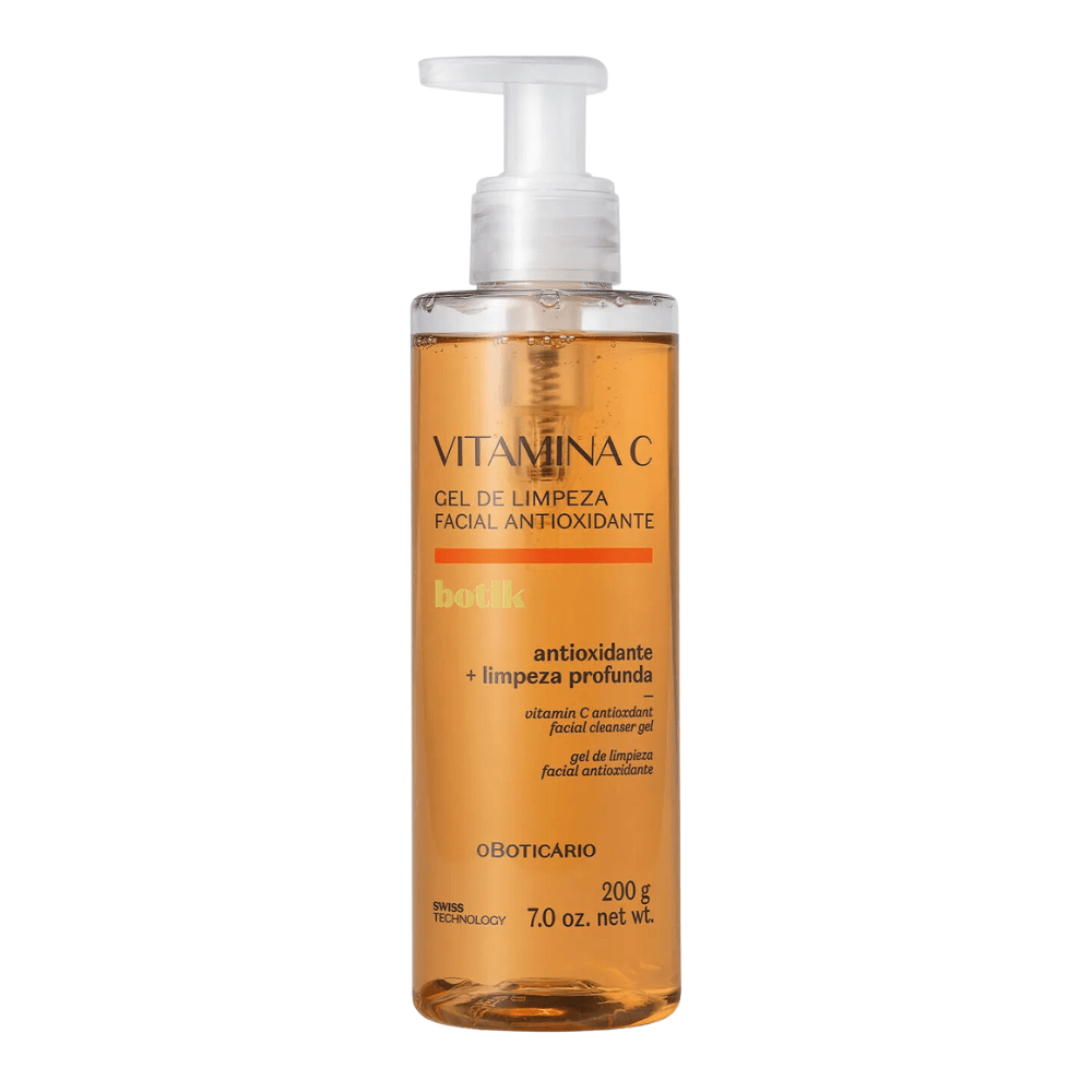 O Boticário Botik Gel de Limpeza Facial Antioxidante Vitamina C - Gel detergente viso 200gr - o Boticário | Paradea