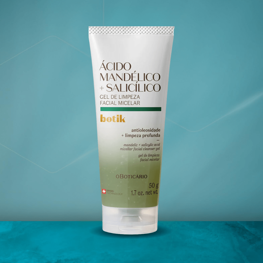 O Boticário Botik Gel de Limpeza Facial Micelar – Detergente Viso Acido Mandelico + Salicilico 50gr - o Boticário | Paradea