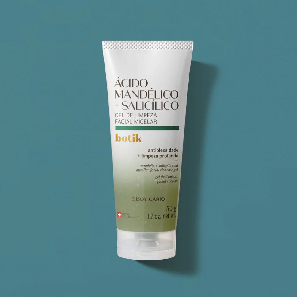 O Boticário Botik Gel de Limpeza Facial Micelar – Detergente Viso Acido Mandelico + Salicilico 50gr - o Boticário | Paradea