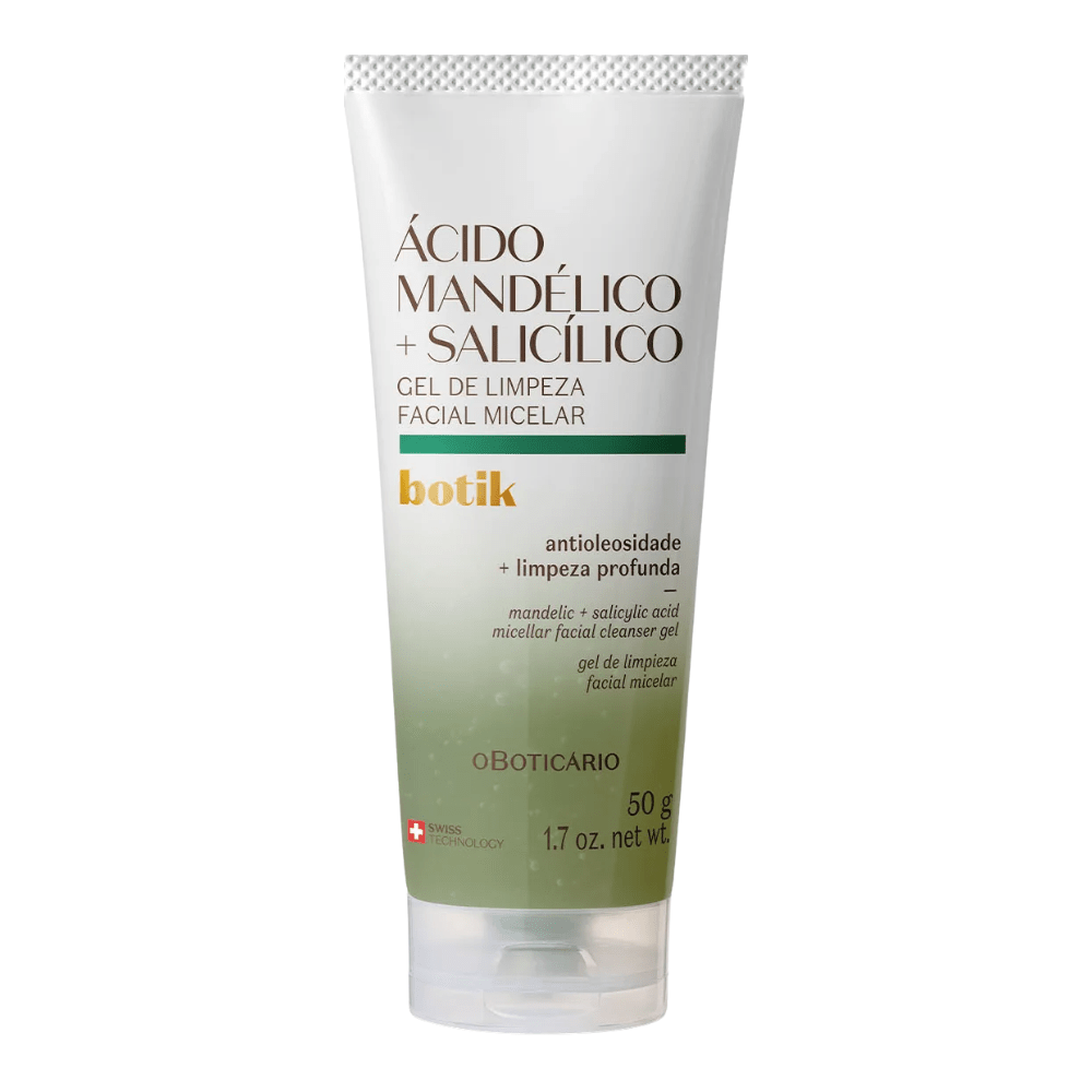 O Boticário Botik Gel de Limpeza Facial Micelar – Detergente Viso Acido Mandelico + Salicilico 50gr - o Boticário | Paradea