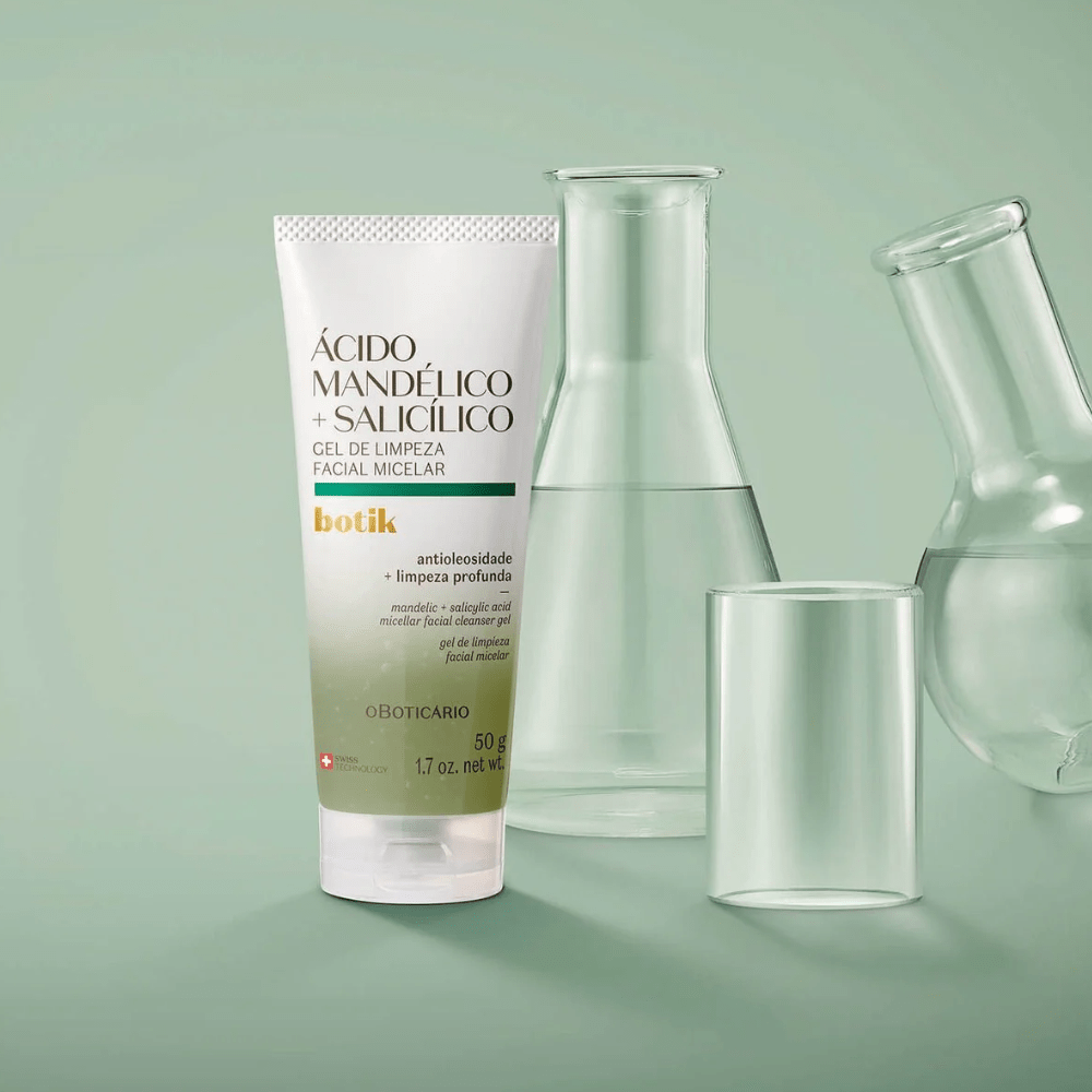 O Boticário Botik Gel de Limpeza Facial Micelar – Detergente Viso Acido Mandelico + Salicilico 50gr - o Boticário | Paradea