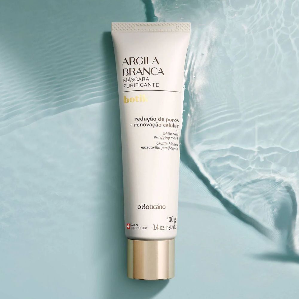 O Boticário Botik Máscara Facial de Argila Branca Purificante - Maschera viso 100gr - o Boticário | Paradea