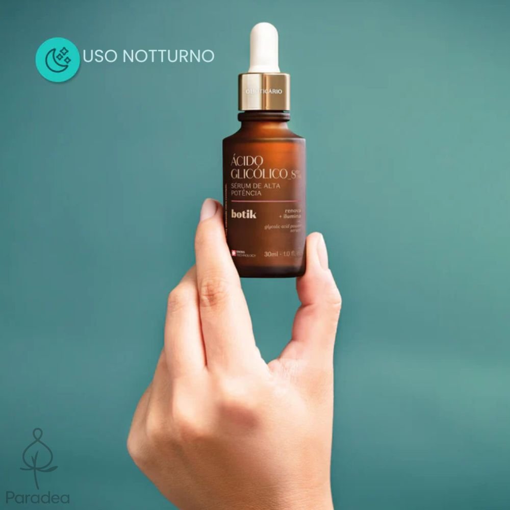 O Boticário Botik Sérum Ácido Glicólico 8% – Siero esfoliante notte Acido Glicolico 30ml - o Boticário | Paradea
