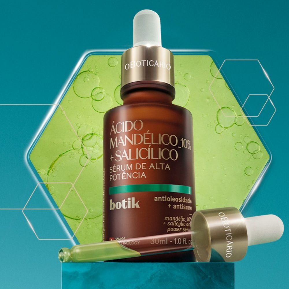 O Boticário Botik Sérum de Alta Potência Ácido Mandélico 10% + Salicílico - Siero viso 30ml - o Boticário | Paradea