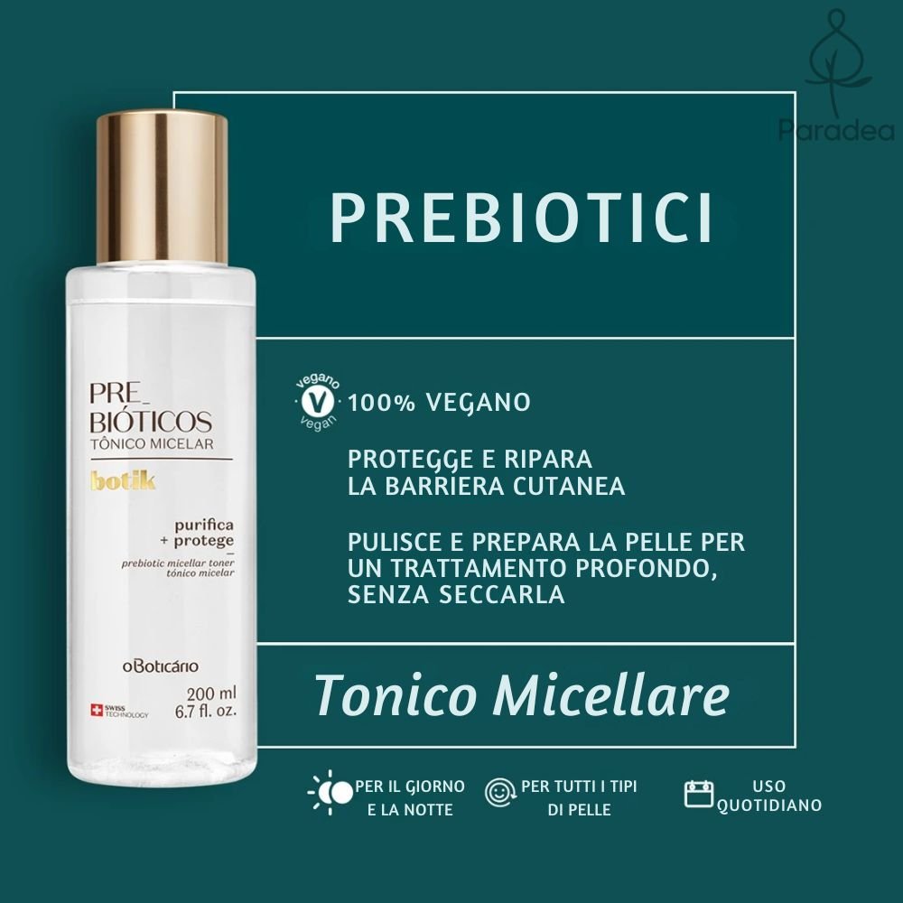 O Boticário Botik Tónico Micelar Pré Bióticos - Tonico micellare 200ml - o Boticário | Paradea