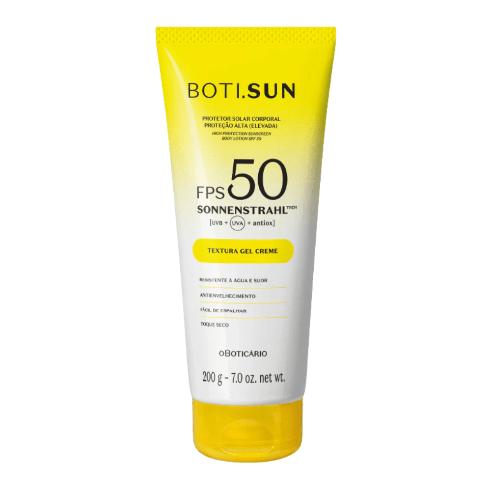 O Boticário Boti.Sun Protetor Solar Corporal - Protezione solare corpo SPF50 200gr - o Boticário | Paradea