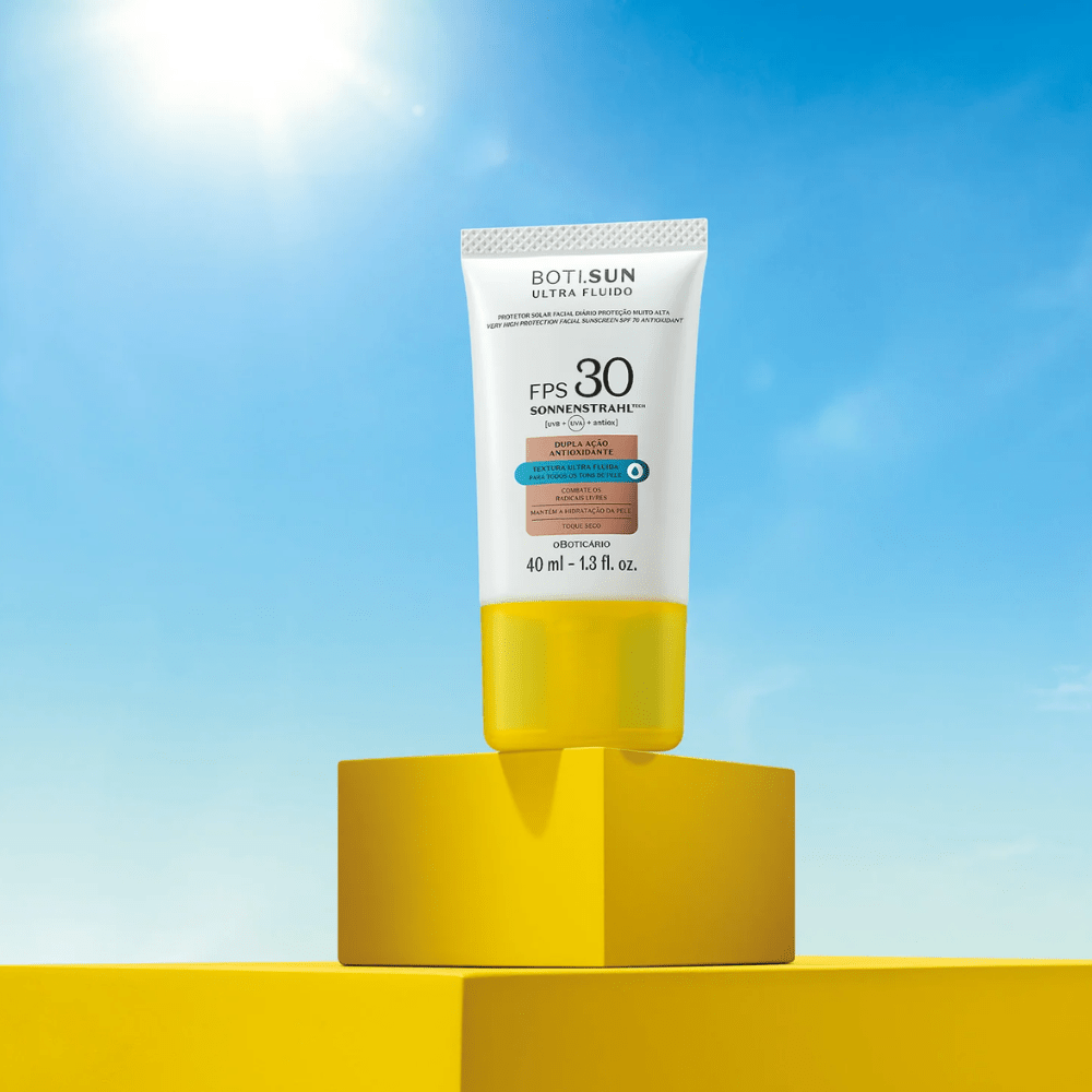 O Boticário Boti.Sun Protetor Solar Facial Antioxidante Ultra Fluido - Crema solare viso SPF30 40ml - o Boticário | Paradea