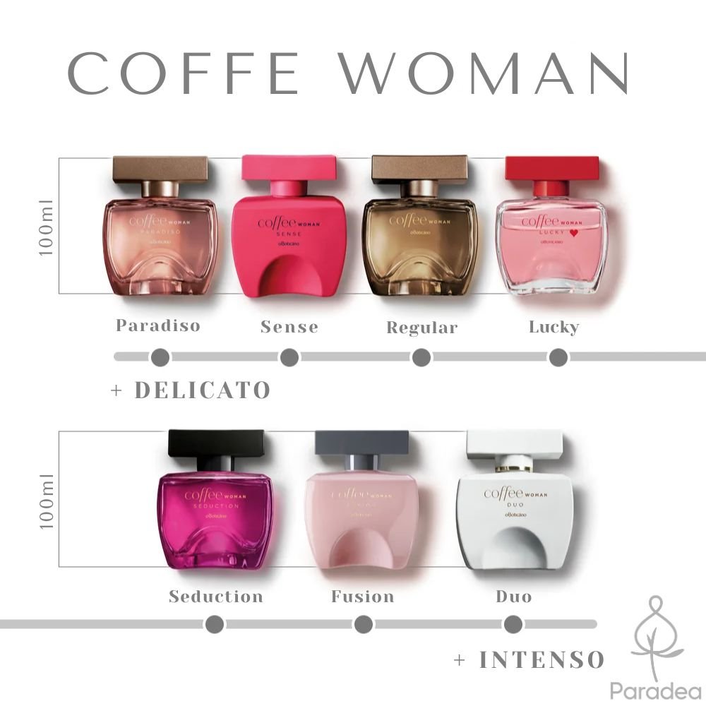 O Boticário Coffee Woman Seduction - Eau de Toilette 100ml - o Boticário | Paradea