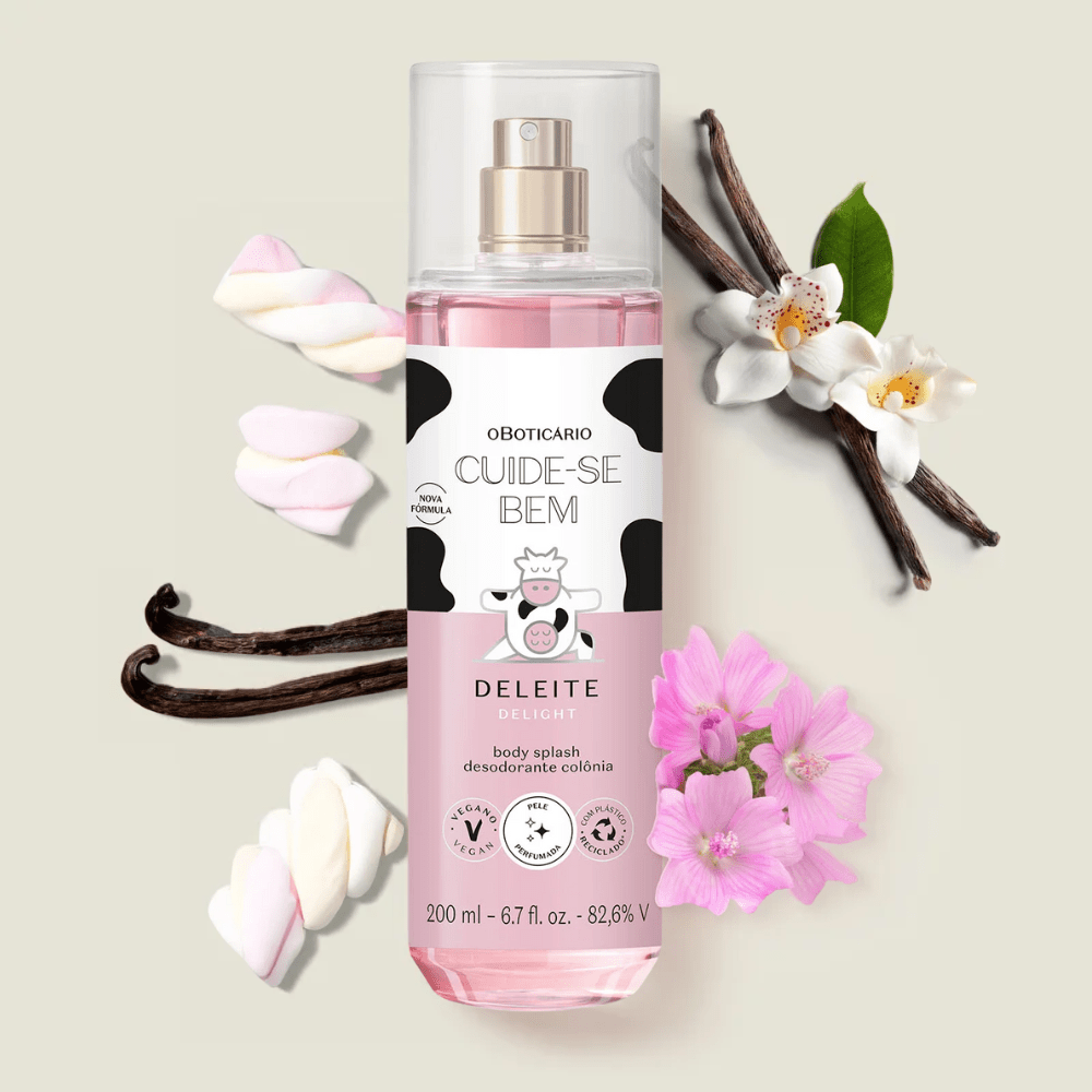 O Boticário Cuide - Se Bem Body Splash Deleite - Eau de Cologne 200ml - o Boticário | Paradea
