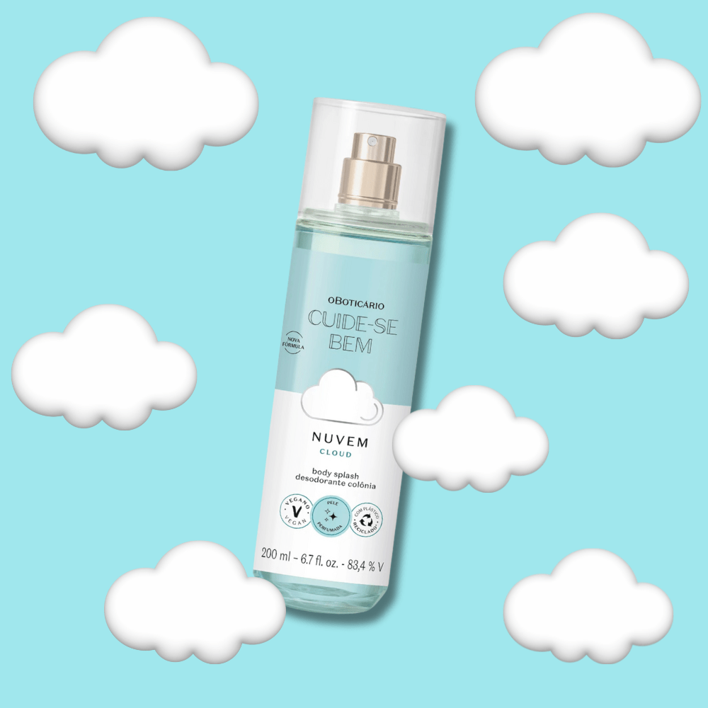 O Boticário Cuide - Se Bem Body Splash Nuvem - Eau de Cologne 200ml - o Boticário | Paradea