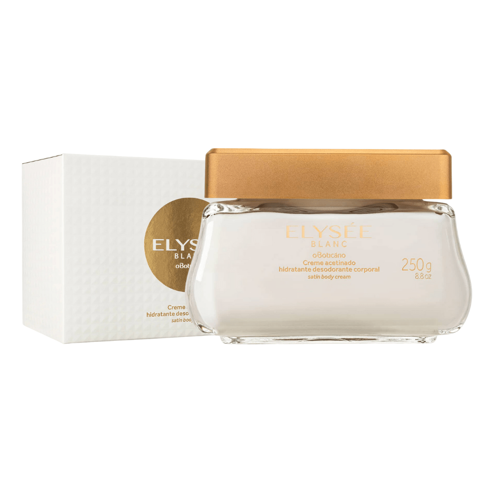 O Boticário Elysée Blanc Creme Acetinado Hidratante - Crema idratante satinata 250gr - o Boticário | Paradea