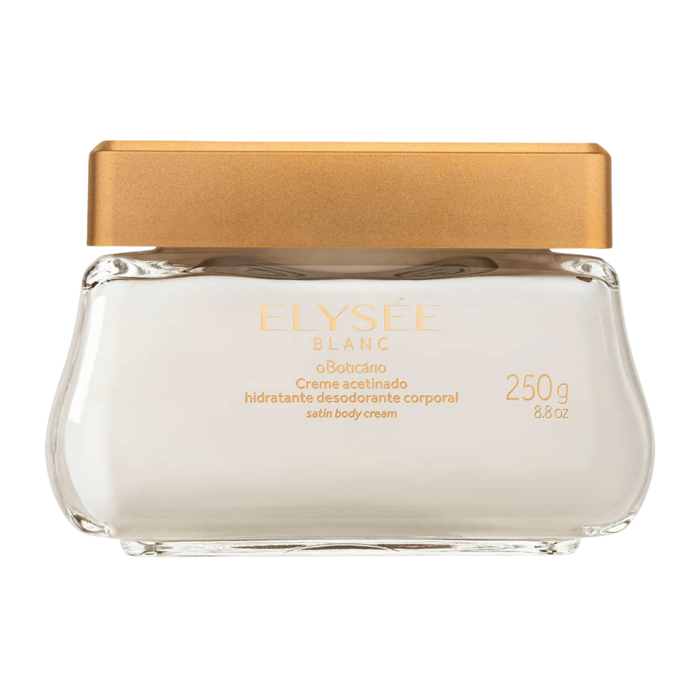 O Boticário Elysée Blanc Creme Acetinado Hidratante - Crema idratante satinata 250gr - o Boticário | Paradea
