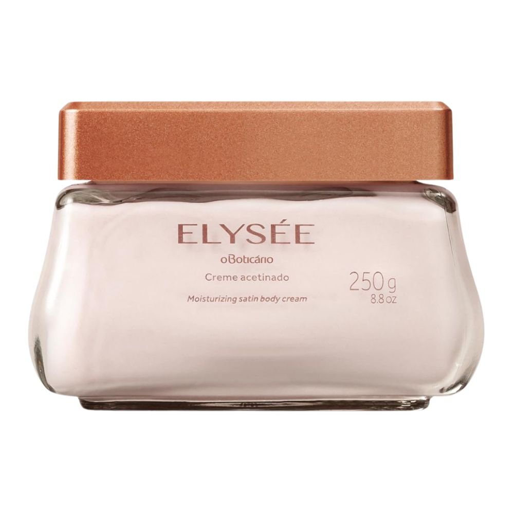 O Boticário Elysée Creme Acetinado - Crema corpo idratante vellutata 250gr - o Boticário | Paradea