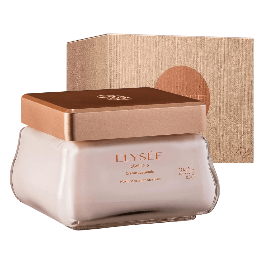 O Boticário Elysée Creme Acetinado - Crema corpo idratante vellutata 250gr - o Boticário | Paradea