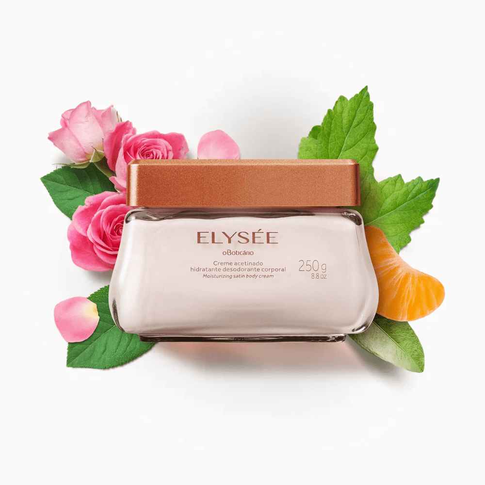 O Boticário Elysée Creme Acetinado - Crema corpo idratante vellutata 250gr - o Boticário | Paradea