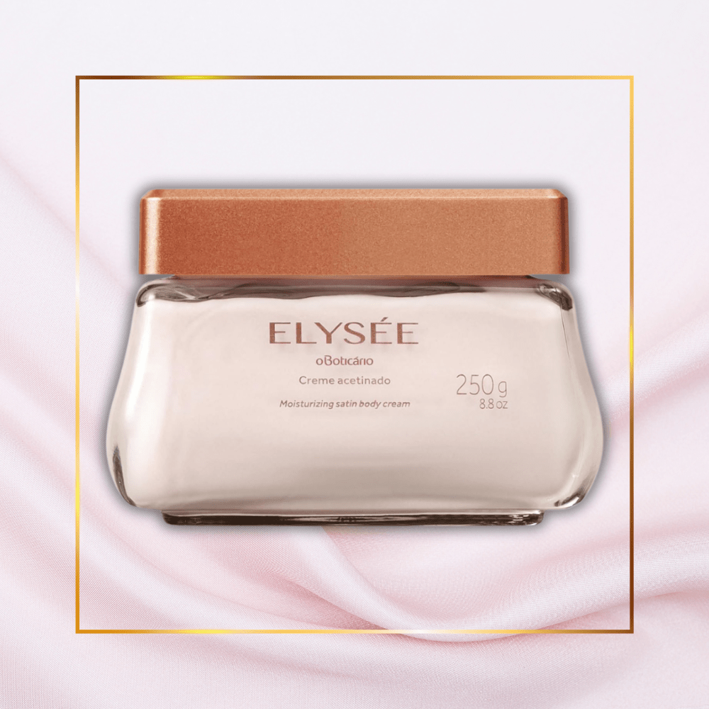 O Boticário Elysée Creme Acetinado - Crema corpo idratante vellutata 250gr - o Boticário | Paradea