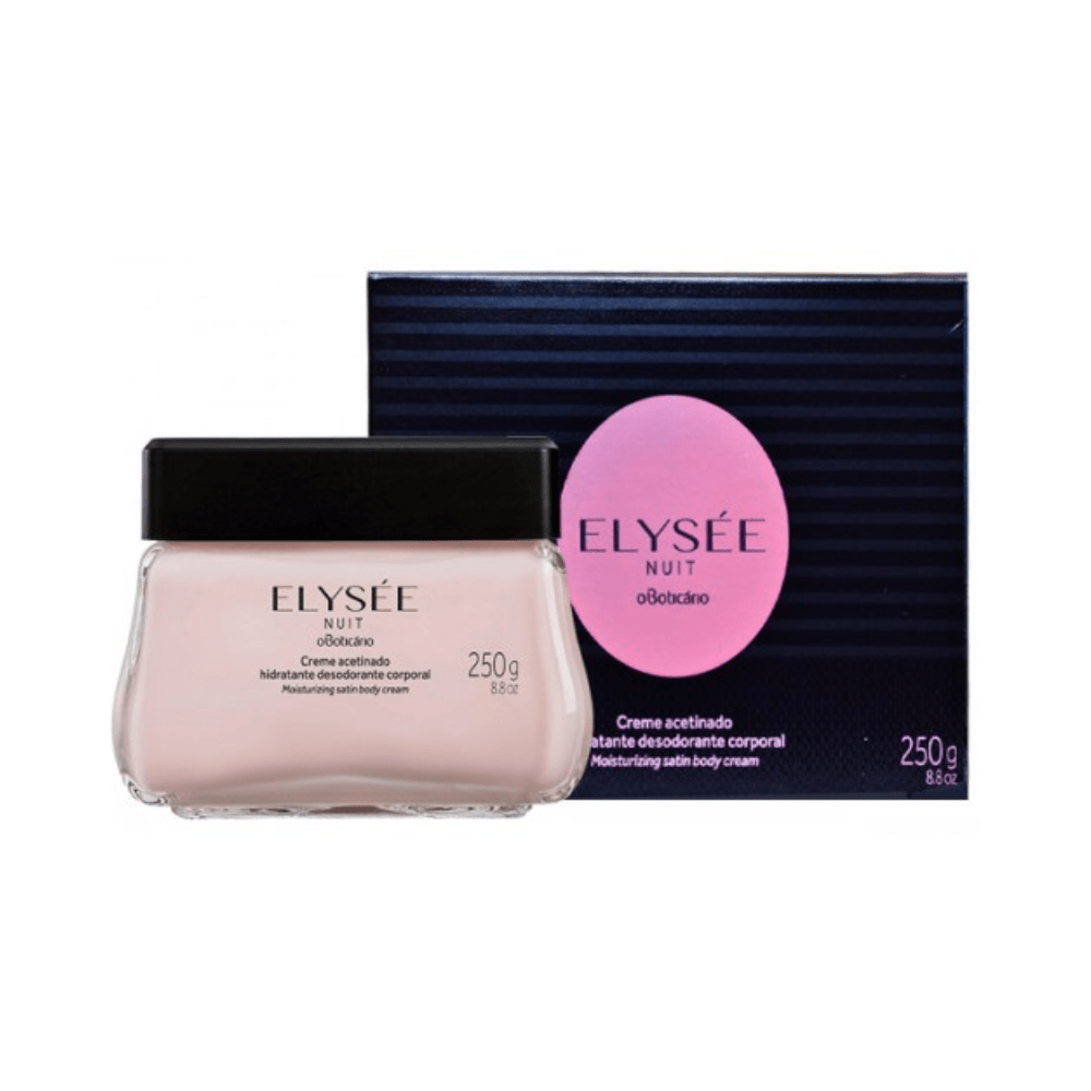 O BOTICÁRIO ELYSÉE Nuit Creme Acetinado Hidratante Corporal - Crema corpo idratante 250gr - o Boticário | Paradea
