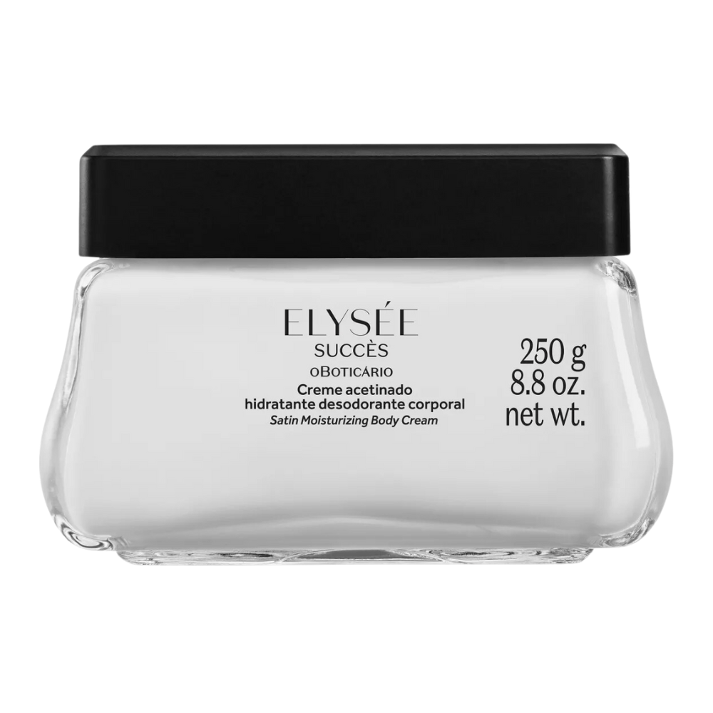 O Boticário Elysée Succès Creme Hidratante Acetinado - Crema idratante corpo 250gr - o Boticário | Paradea