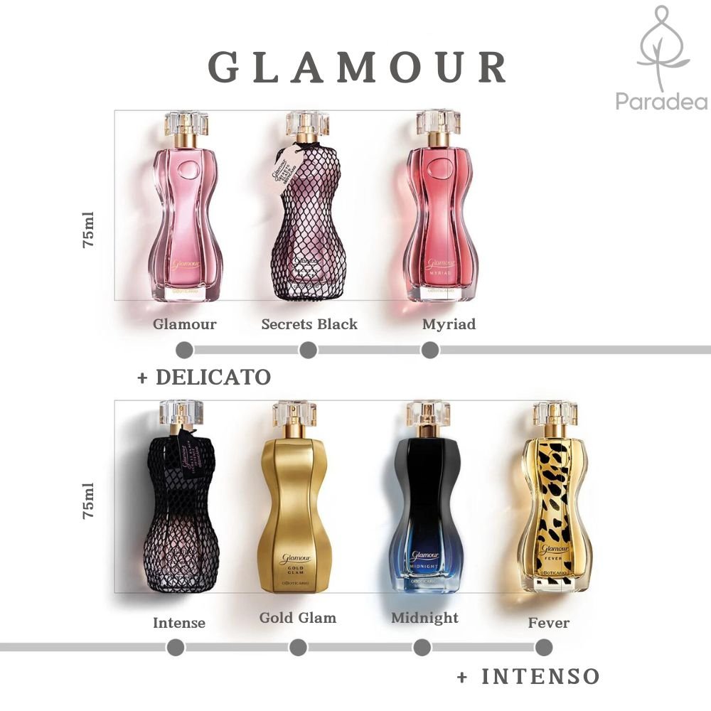 O Boticário Glamour Secrets Black - Eau de Toilette 75ml - o Boticário | Paradea