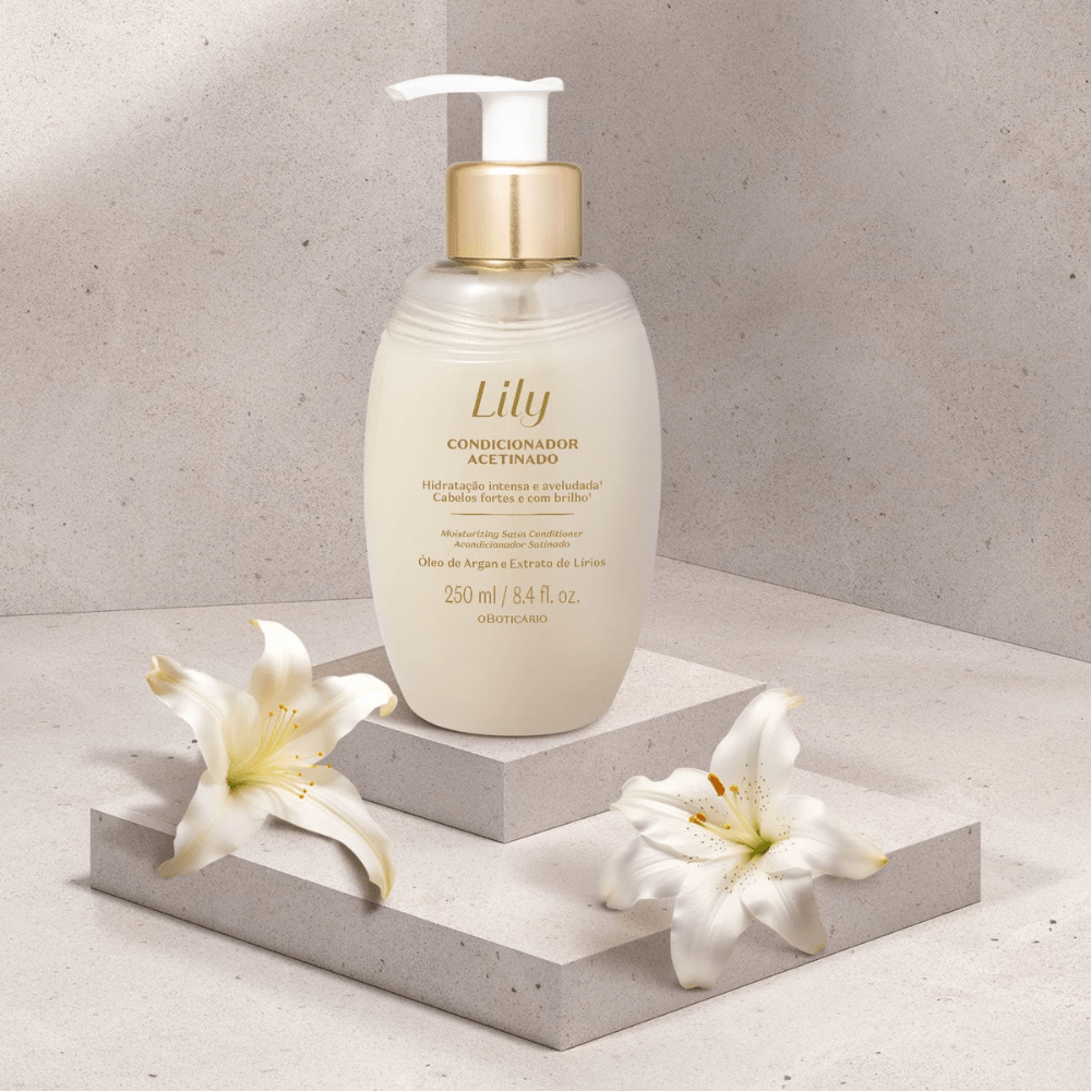 O Boticário Lily Condicionador Acetinado - Balsamo capelli 250ml - o Boticário | Paradea