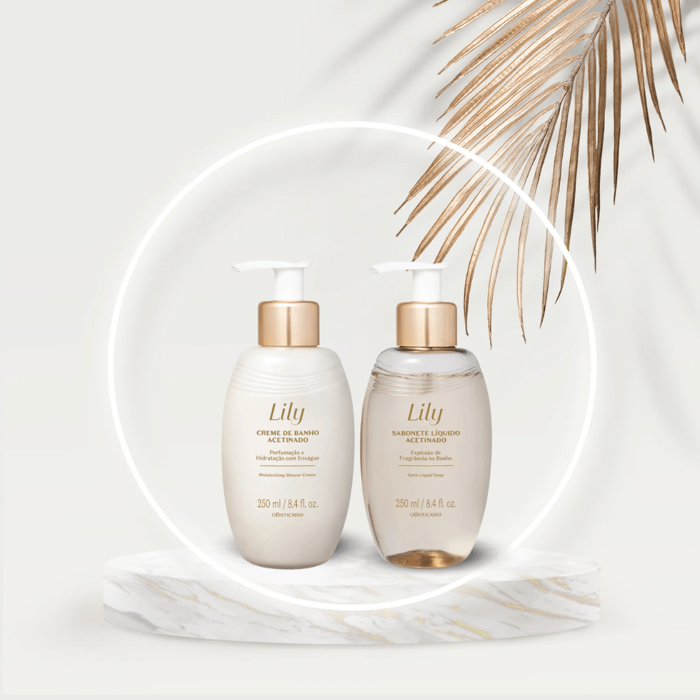 O Boticário Lily Set regalo - Bagnoschiuma & Crema da bagno - o Boticário | Paradea
