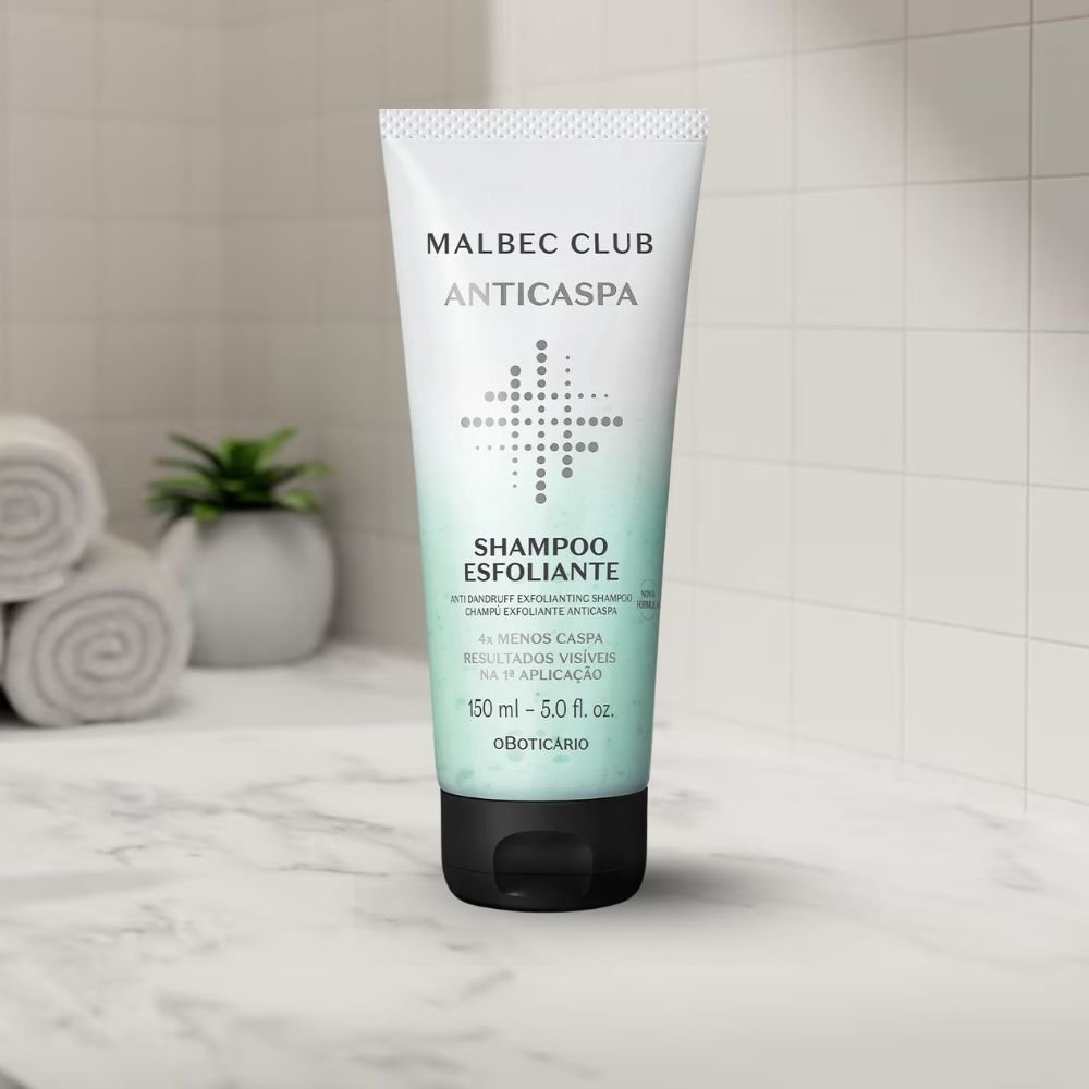 O Boticário Malbec Club Anticaspa - Shampoo esfoliante 150ml - o Boticário | Paradea
