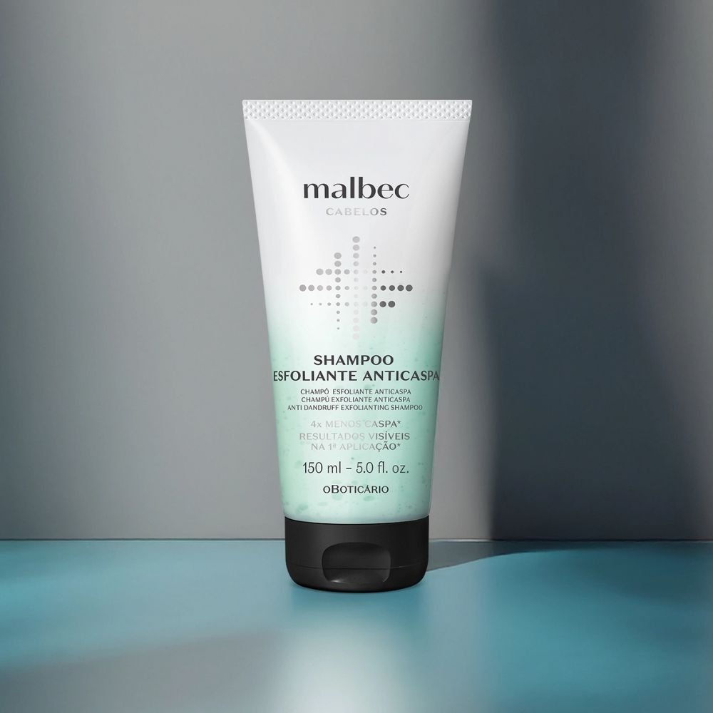 O Boticário Malbec Club Anticaspa - Shampoo esfoliante 150ml - o Boticário | Paradea