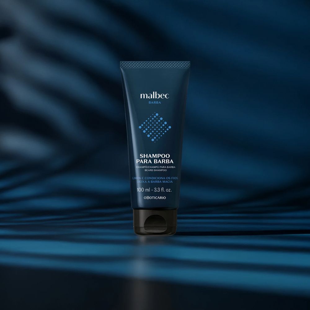 O Boticário Malbec Shampoo Para Barba - Shampoo per barba 100ml - o Boticário | Paradea