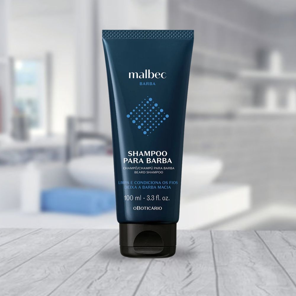 O Boticário Malbec Shampoo Para Barba - Shampoo per barba 100ml - o Boticário | Paradea