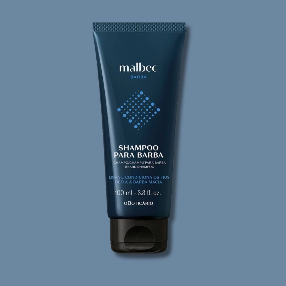 O Boticário Malbec Shampoo Para Barba - Shampoo per barba 100ml - o Boticário | Paradea