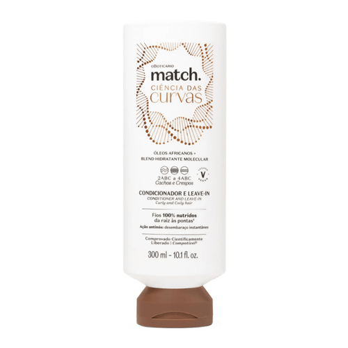 O Boticário Match. Condicionador e Leave - In Ciência das Curvas – Balsamo capelli ricci 300ml - o Boticário | Paradea