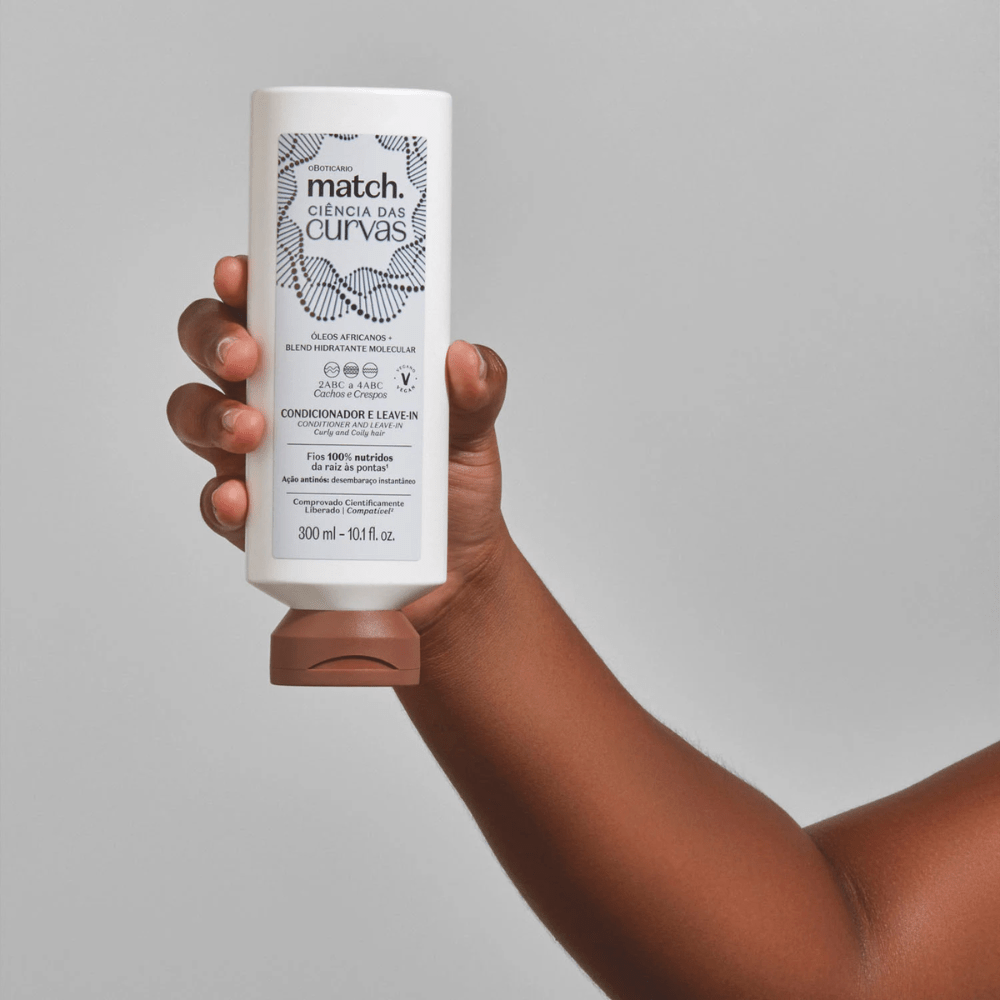 O Boticário Match. Condicionador e Leave - In Ciência das Curvas – Balsamo capelli ricci 300ml - o Boticário | Paradea