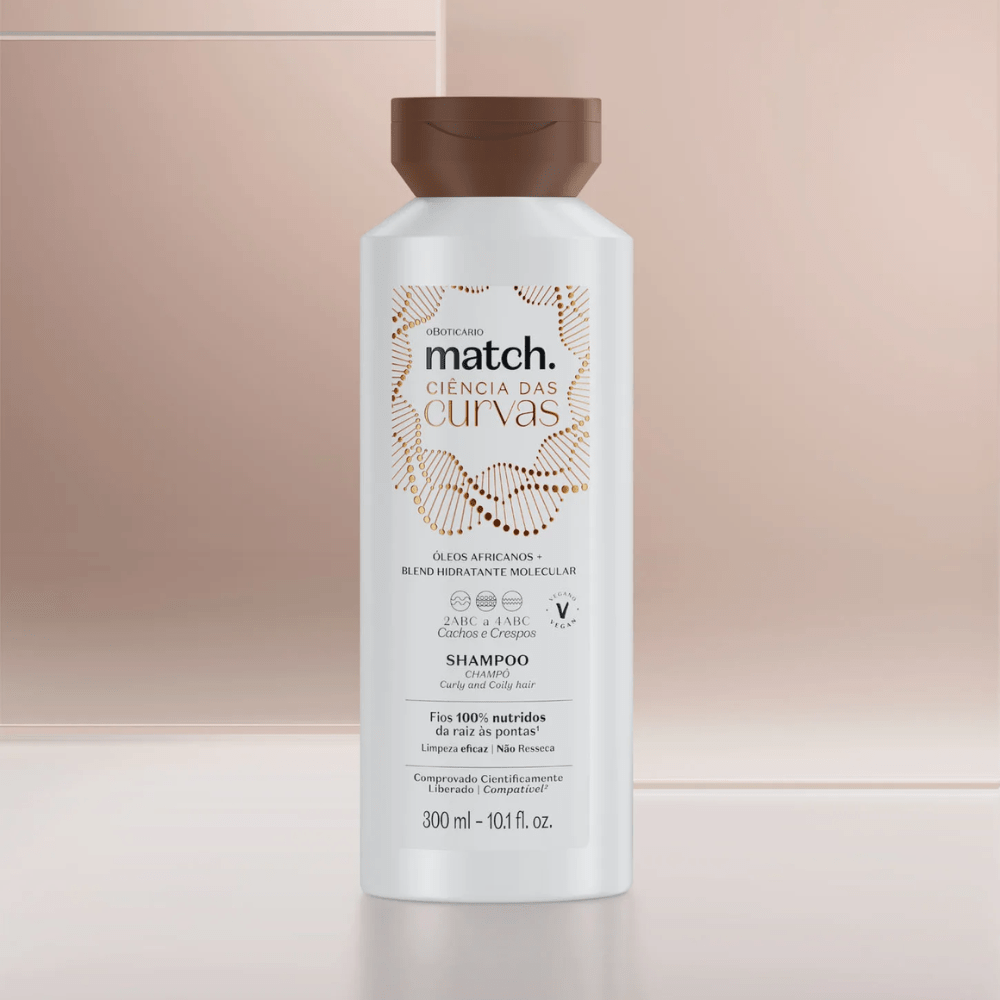 O Boticário Match. Shampoo Ciência das Curvas – Shampoo ricci definiti 300ml - o Boticário | Paradea
