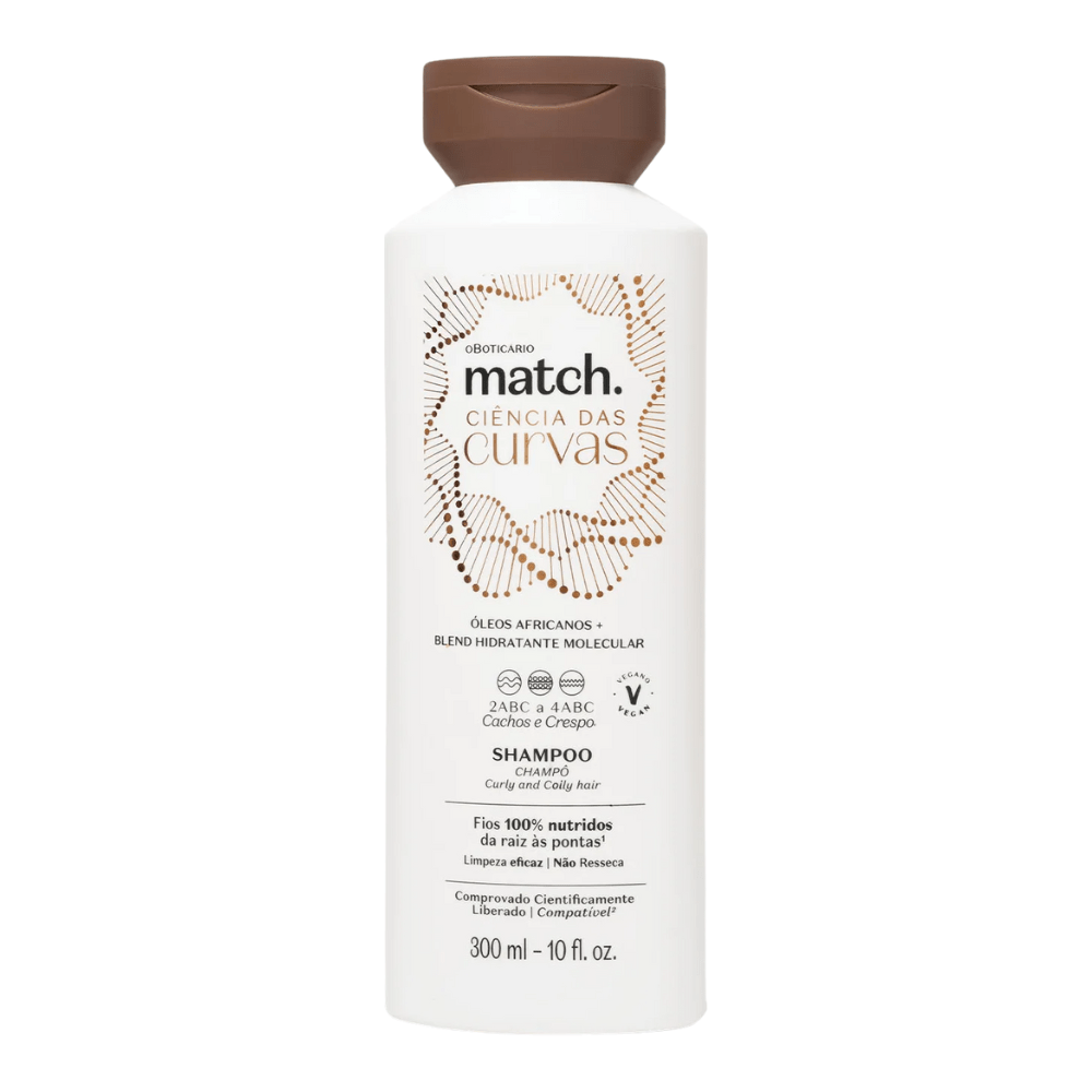 O Boticário Match. Shampoo Ciência das Curvas – Shampoo ricci definiti 300ml - o Boticário | Paradea