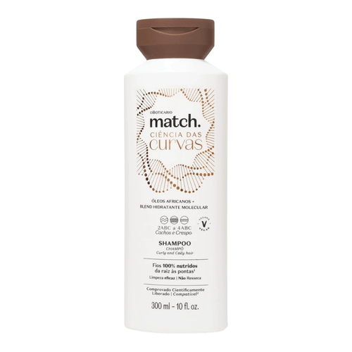 O Boticário Match. Shampoo Ciência das Curvas – Shampoo ricci definiti 300ml - o Boticário | Paradea