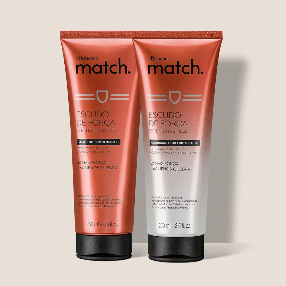 O Boticário Match. Shampoo Escudo de Força - Shampoo Capelli forti 250ml - o Boticário | Paradea