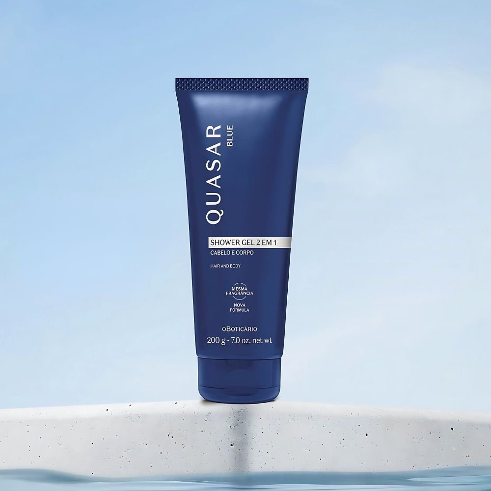 O Boticário Quasar Blue Shower Gel - Gel doccia corpo e capelli 200gr - o Boticário | Paradea